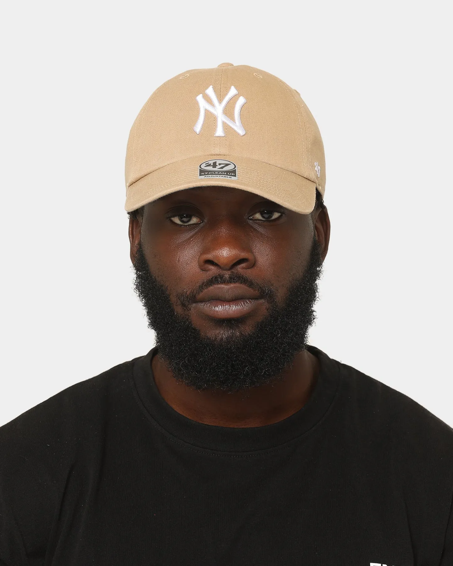 47 Brand New York Yankees 'Ballpark' '47 Clean Up Strapback Khaki