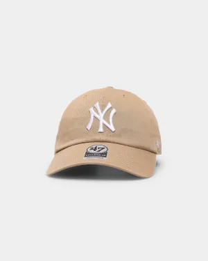 47 Brand New York Yankees 'Ballpark' '47 Clean Up Strapback Khaki