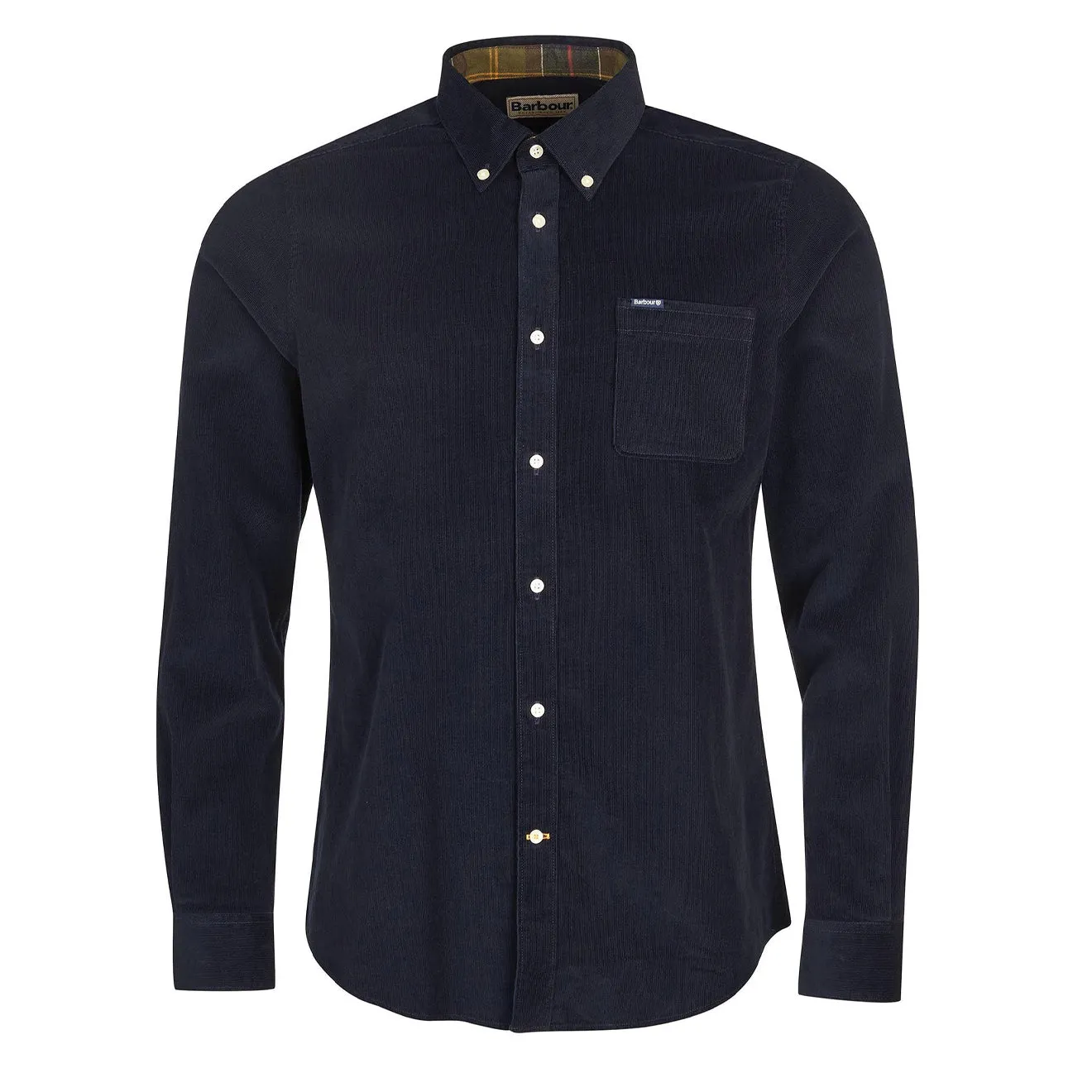 Barbour Ramsey Tailored Checked Shirt Navy