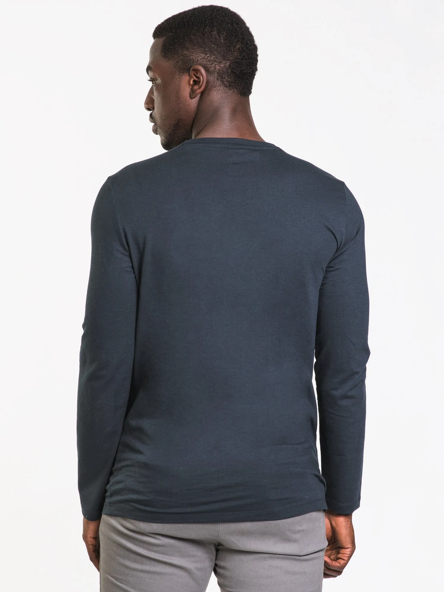 BOATHOUSE LONG SLEEVE CREWNECK TEE - CLEARANCE