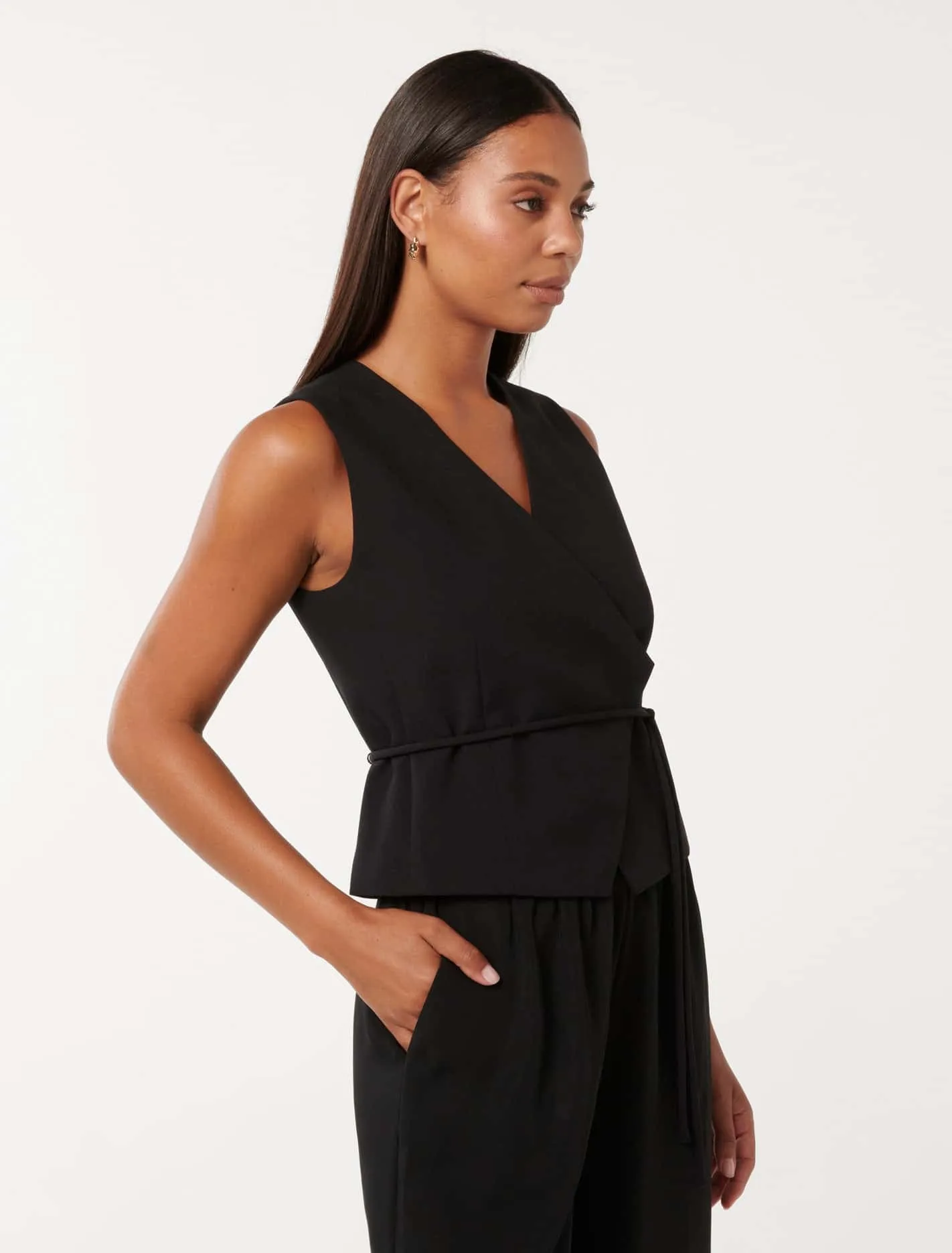 Cari Asymmetrical Waistcoat
