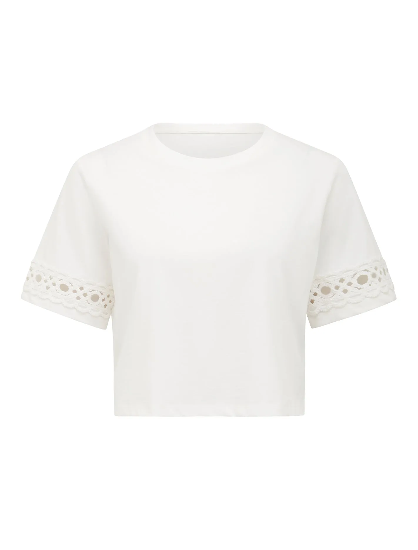 Carmen Crochet Trim T-Shirt