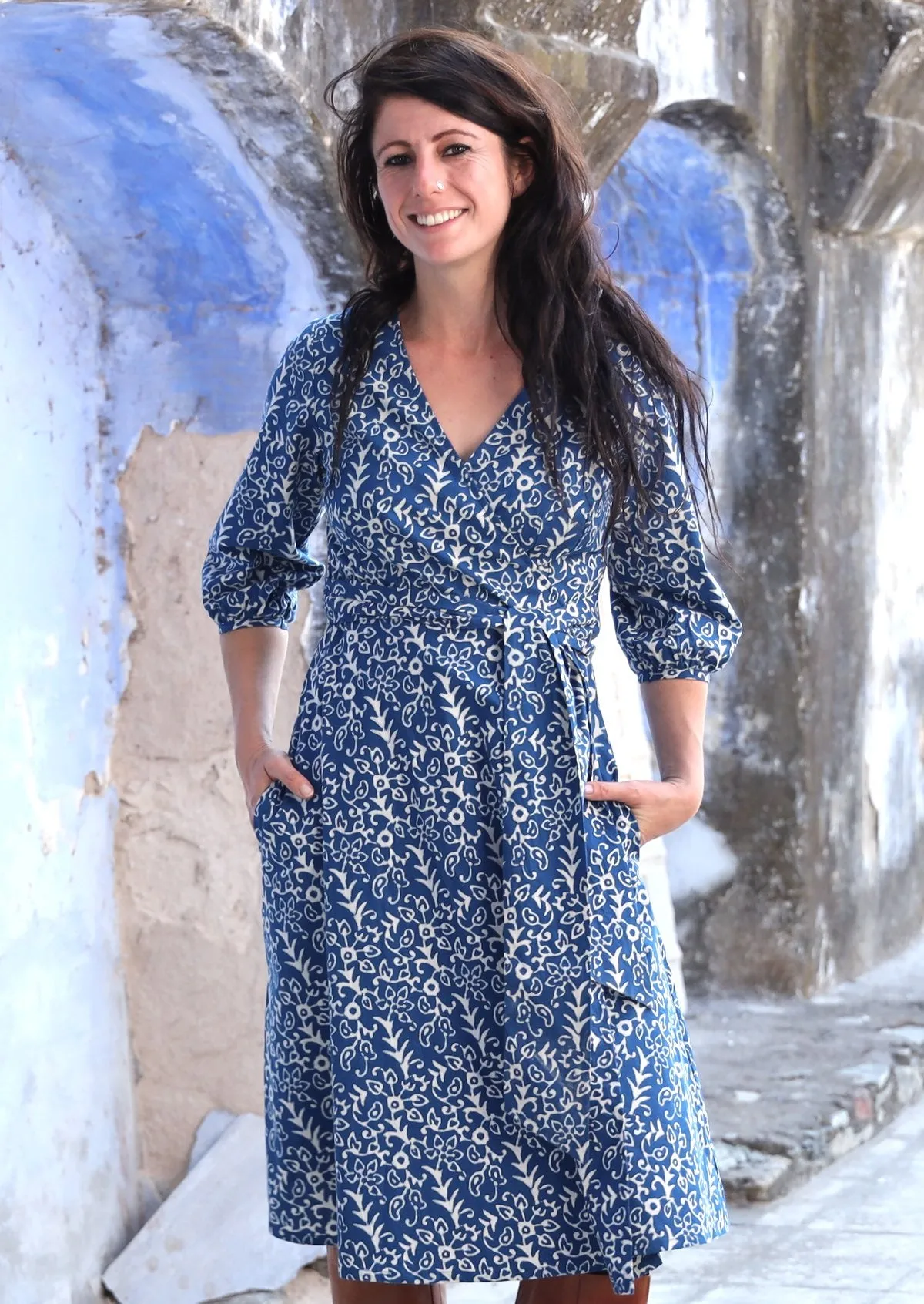 Ella Wrap Dress Nirvana