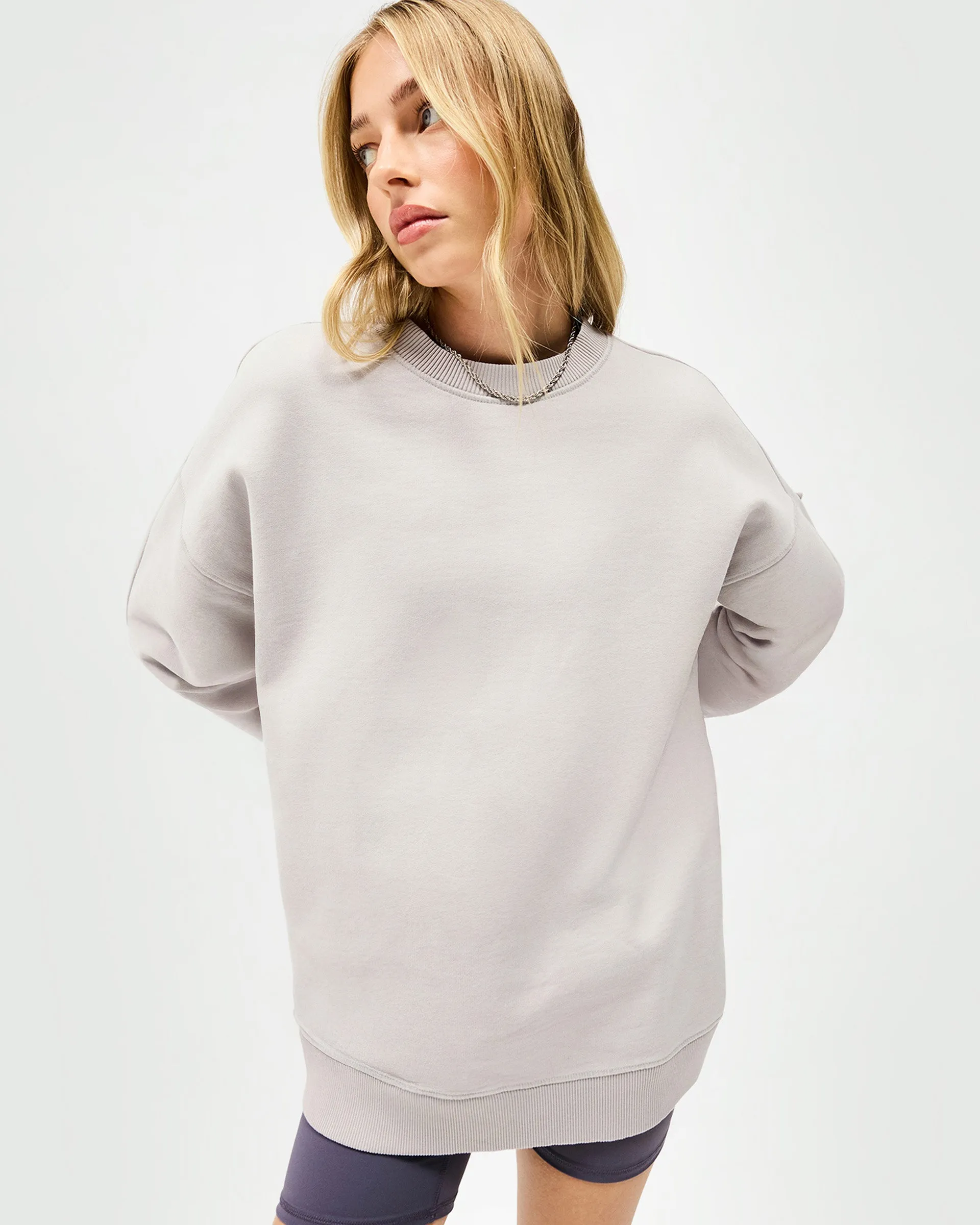 Epic Raglan Sweater - Light Grey