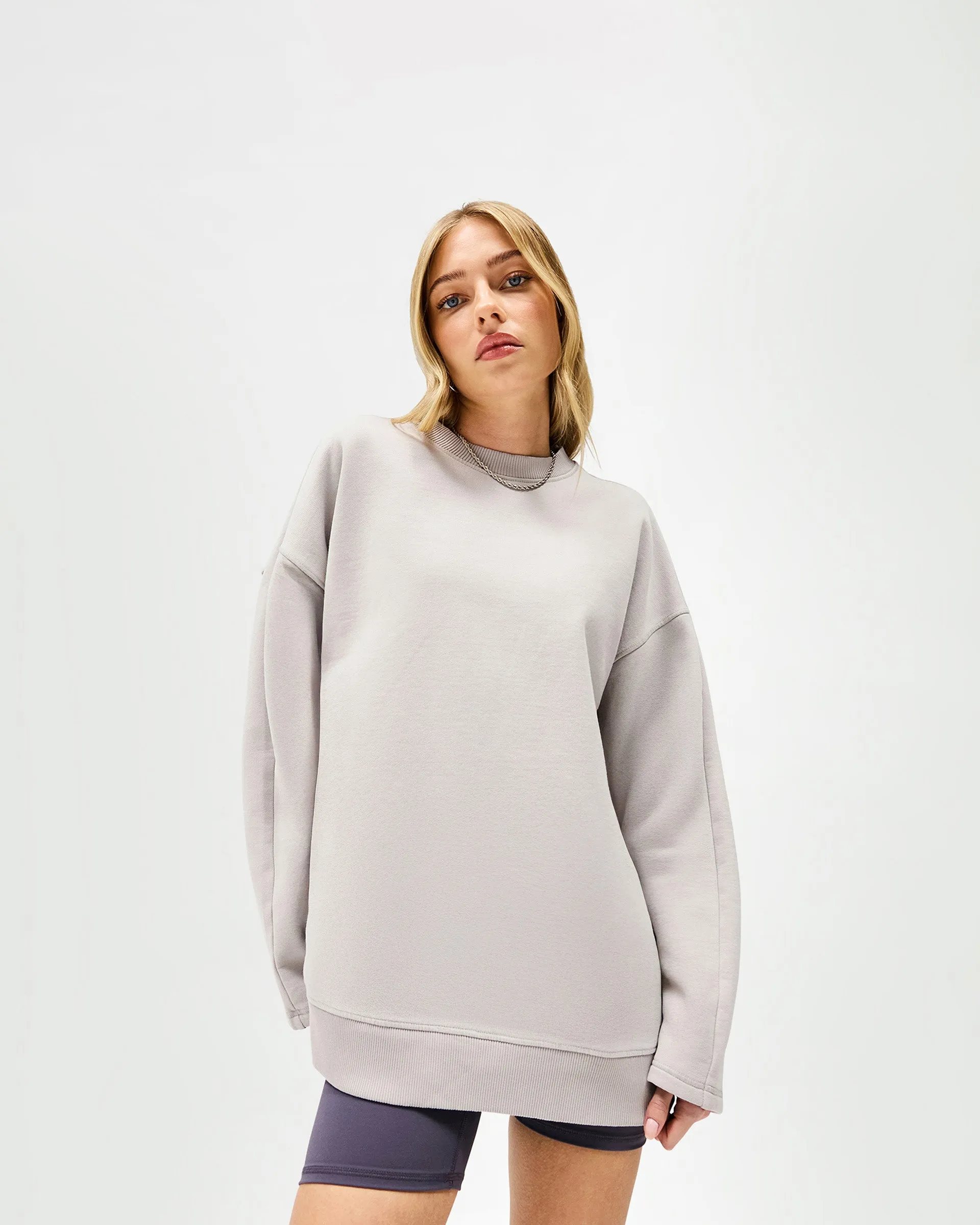 Epic Raglan Sweater - Light Grey