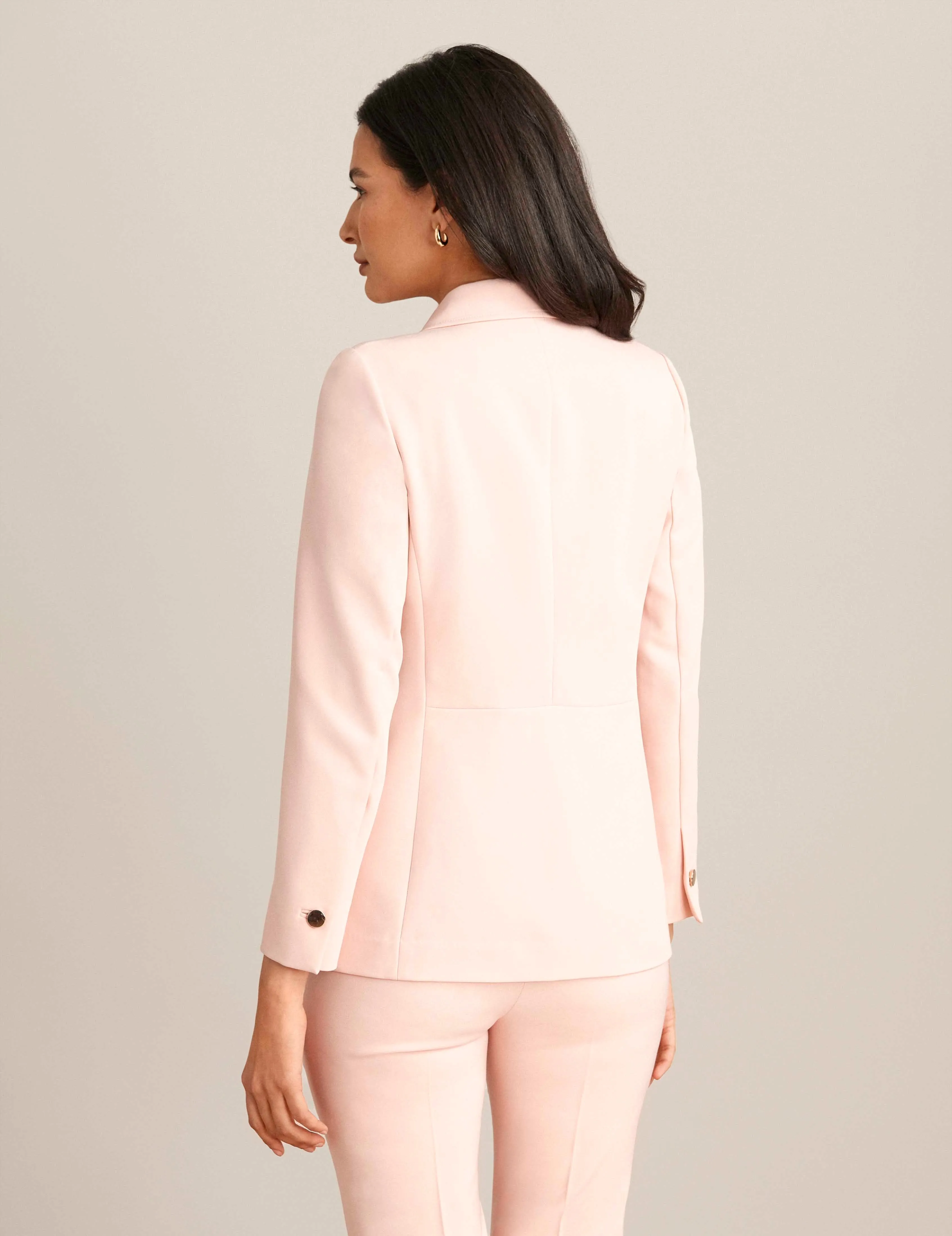 Faux Double Breasted Patch Jacket - Sale