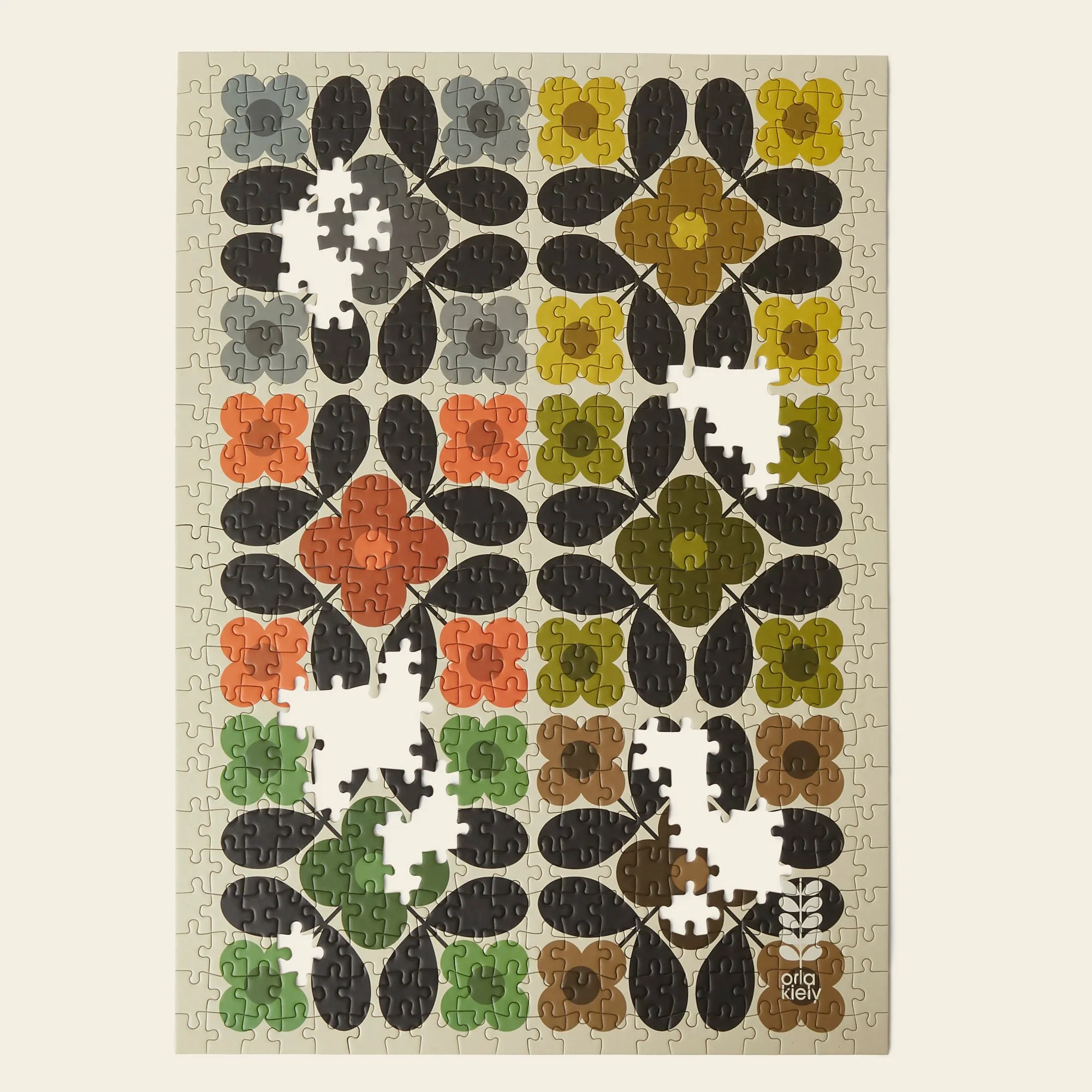 Flower Tile Jigsaw Puzzle