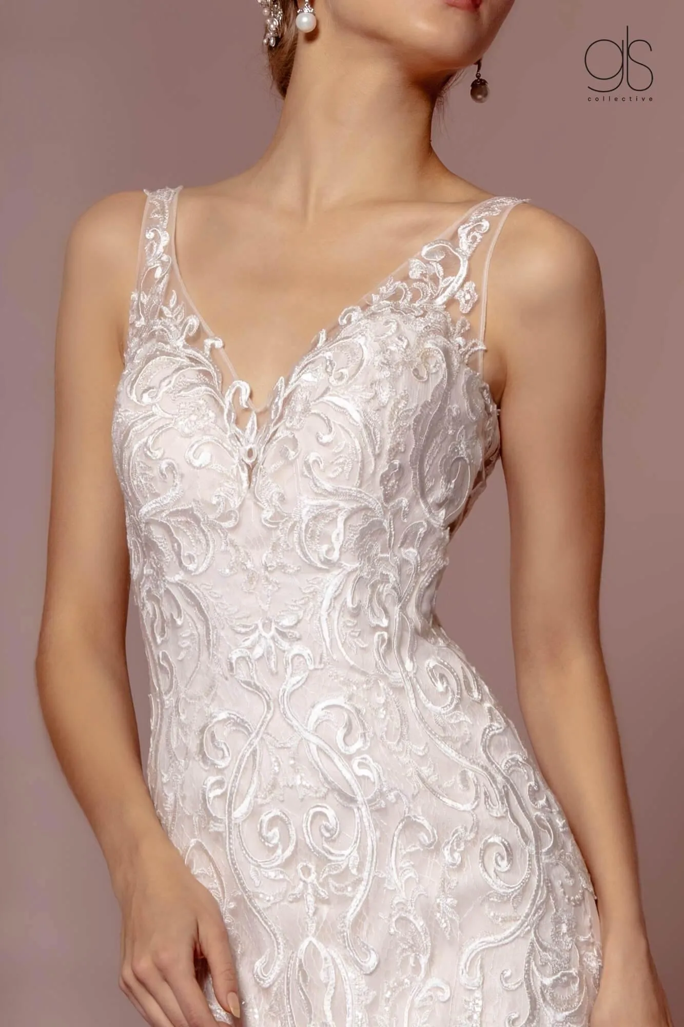 Formal Long Bridal Gown Wedding Dress