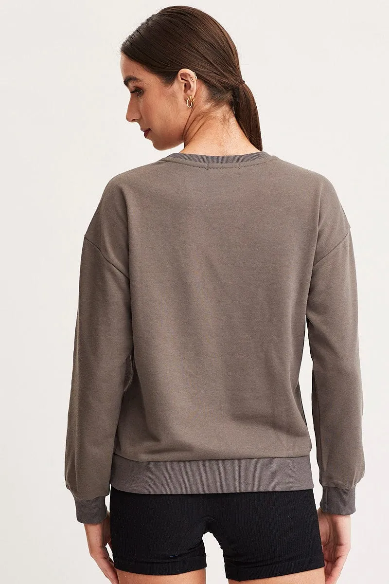 Grey Sweat Oversized