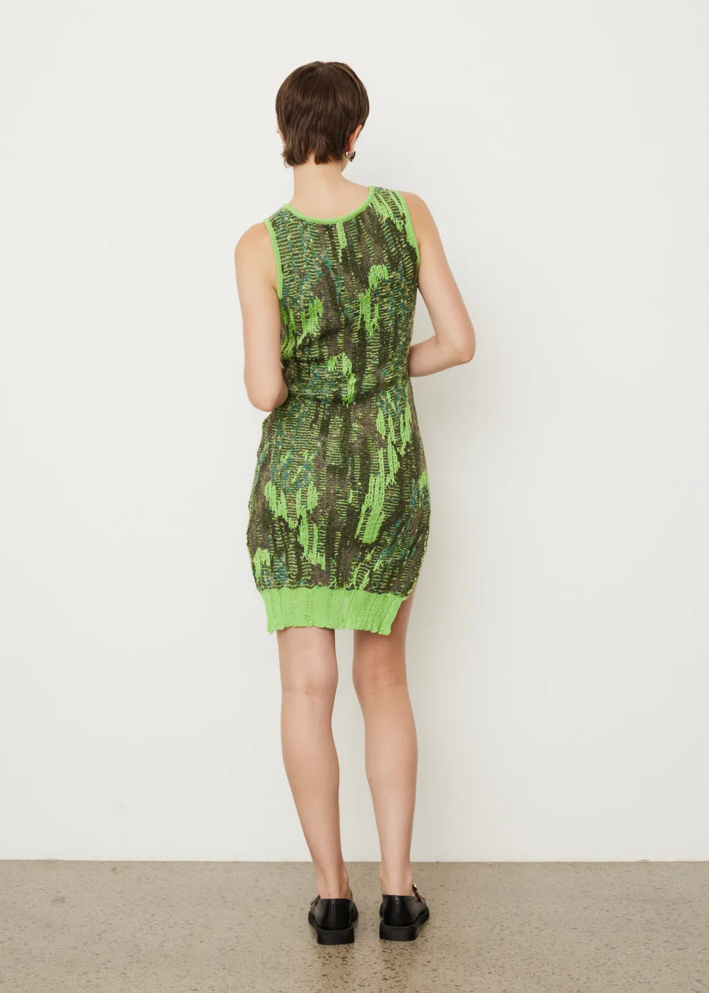 Grunge Sleeveless Knit Dress