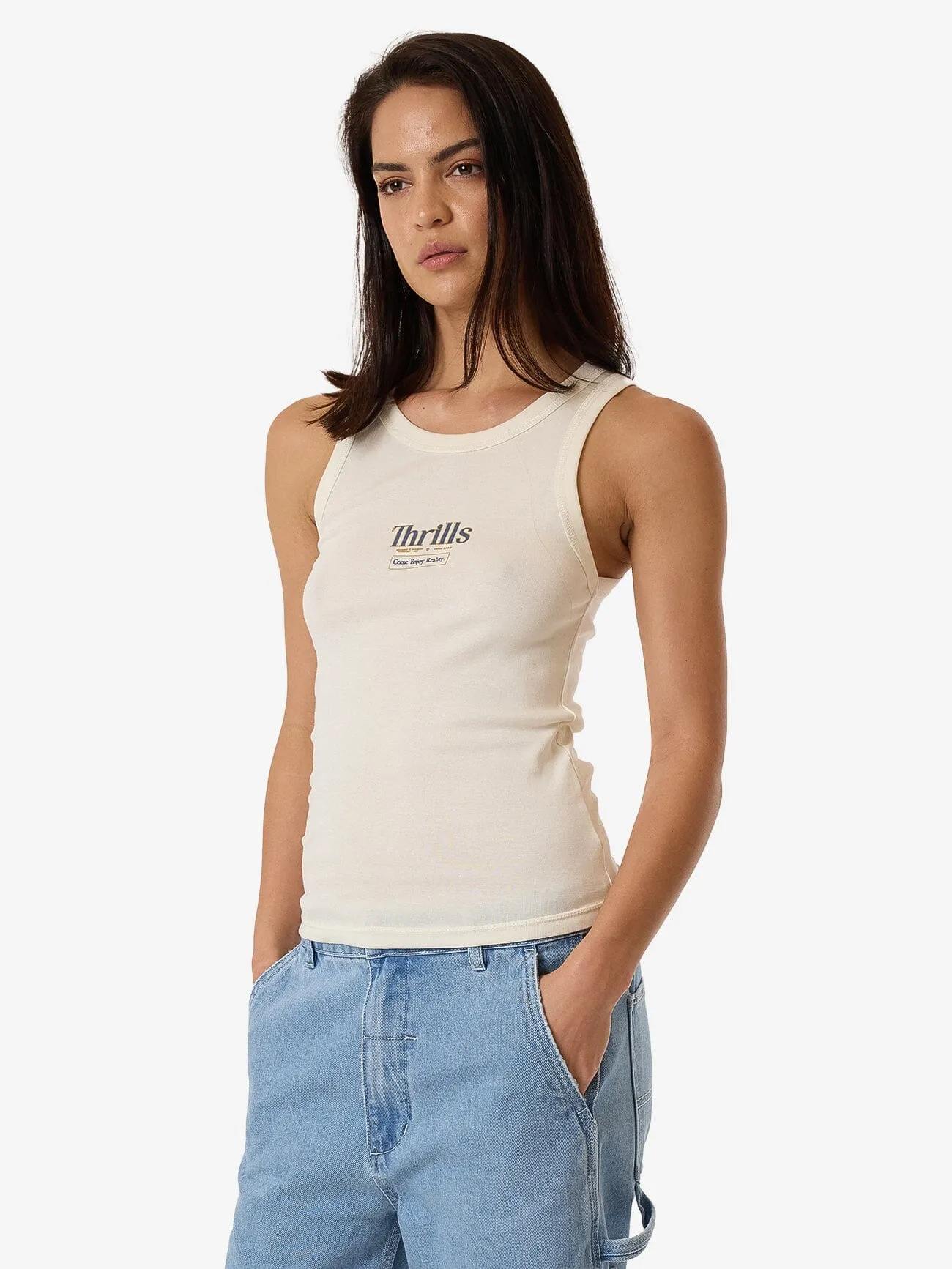 Higher Road Sloane Tank - Unbleached