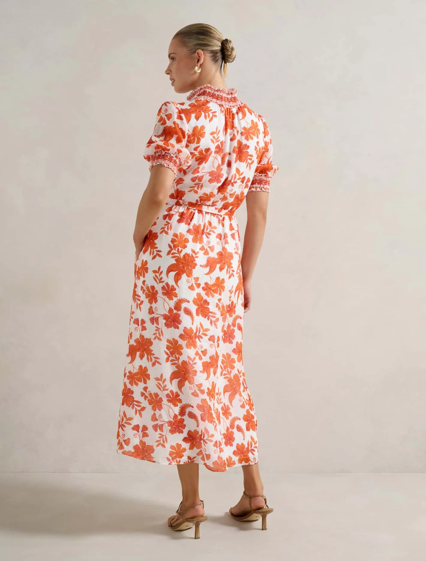 Julianne Short Sleeve Midi Dress