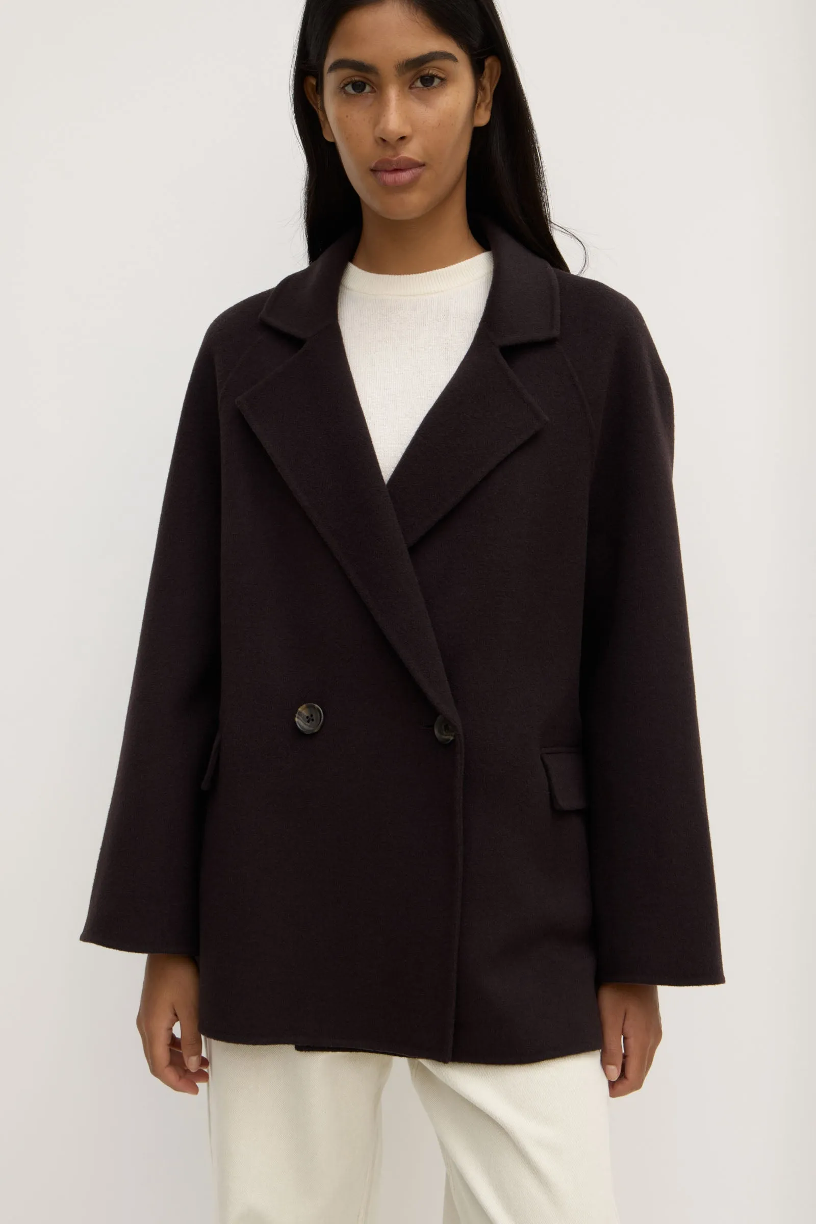 Katya Double Breasted Wool Coat