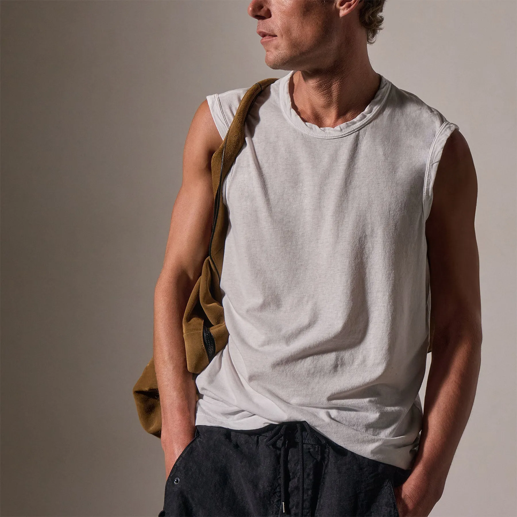 LA Muscle Tank - White