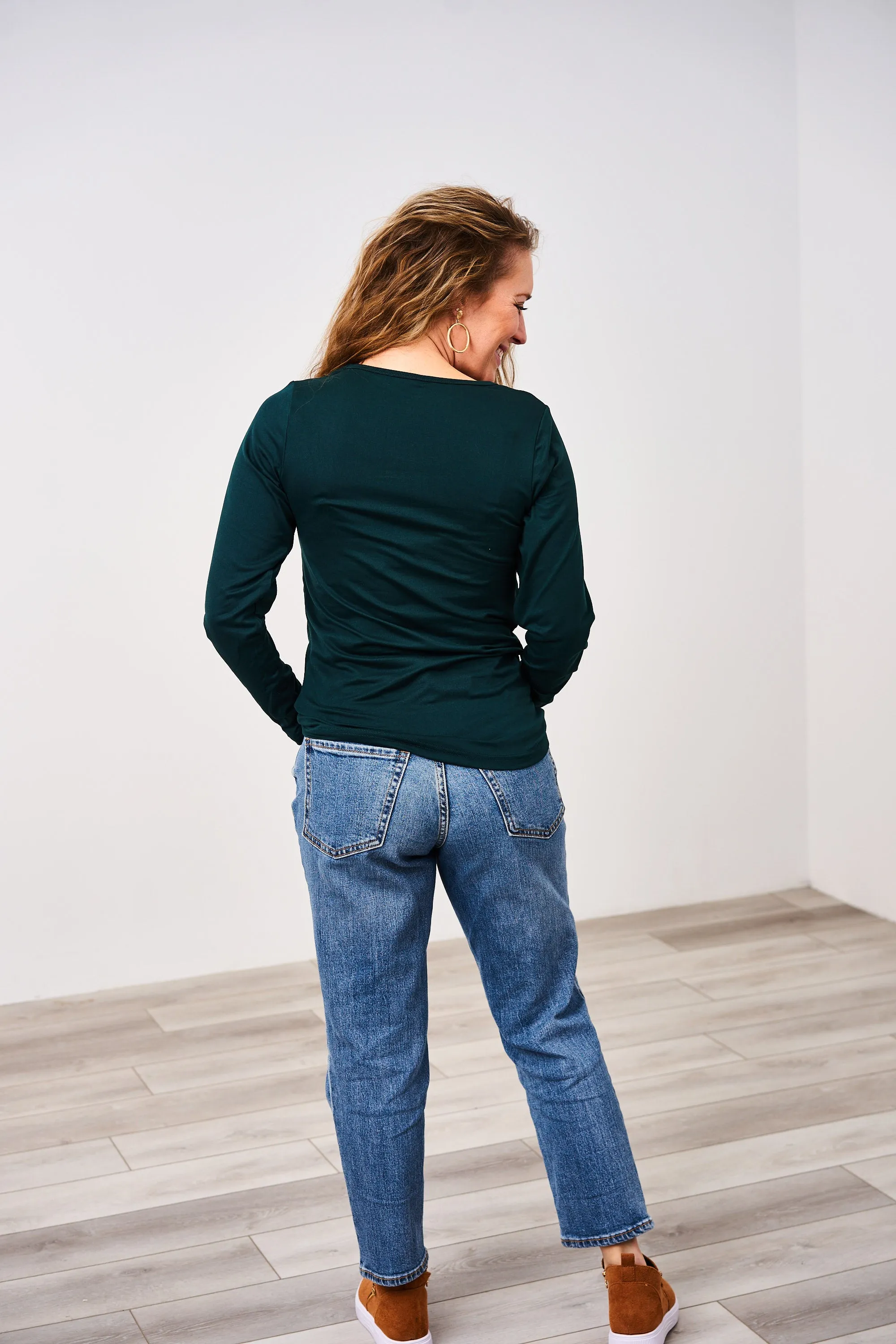 Latched Mama Long Sleeve Basics Nursing Top -Final Sale