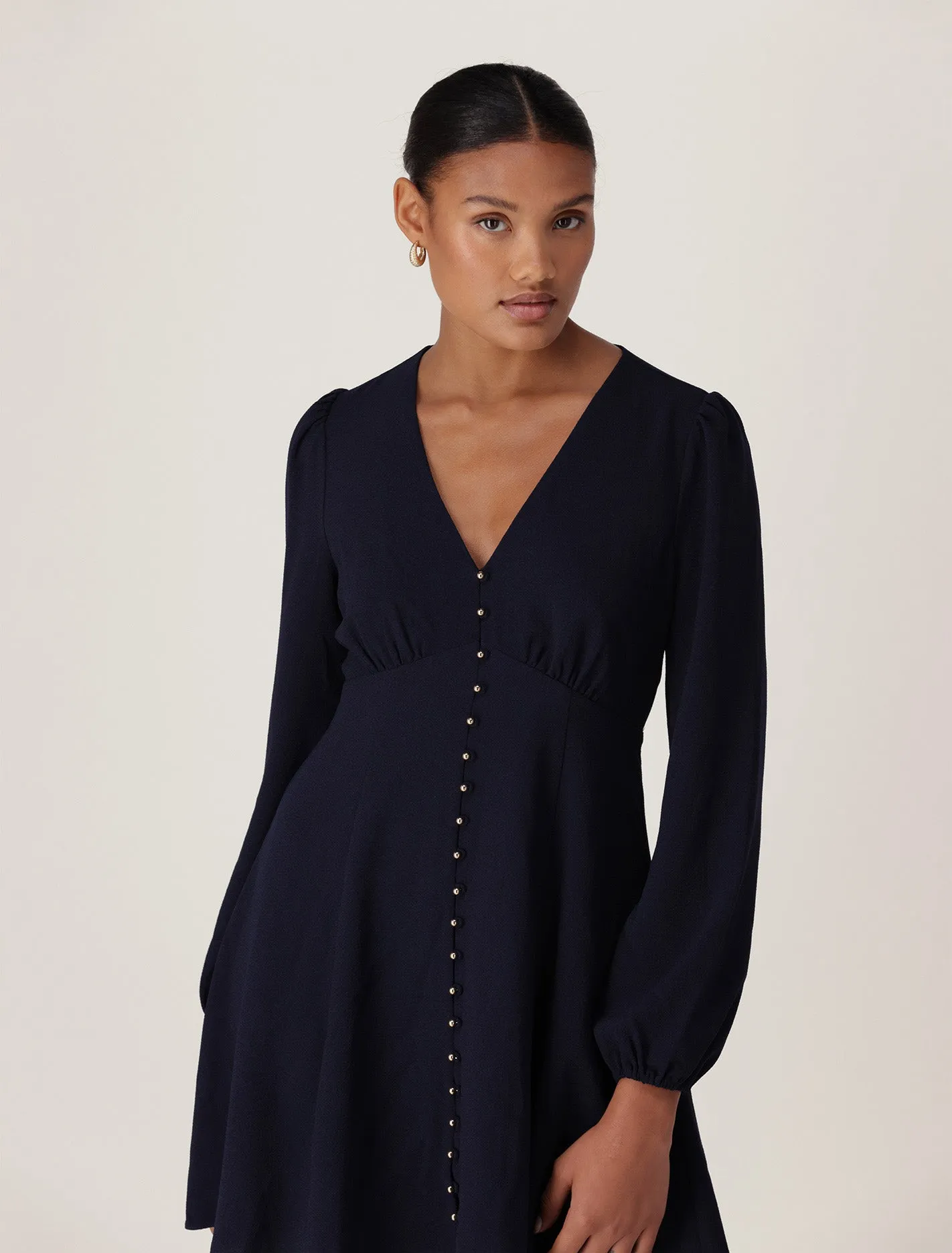 Melody Button Down Mini Dress