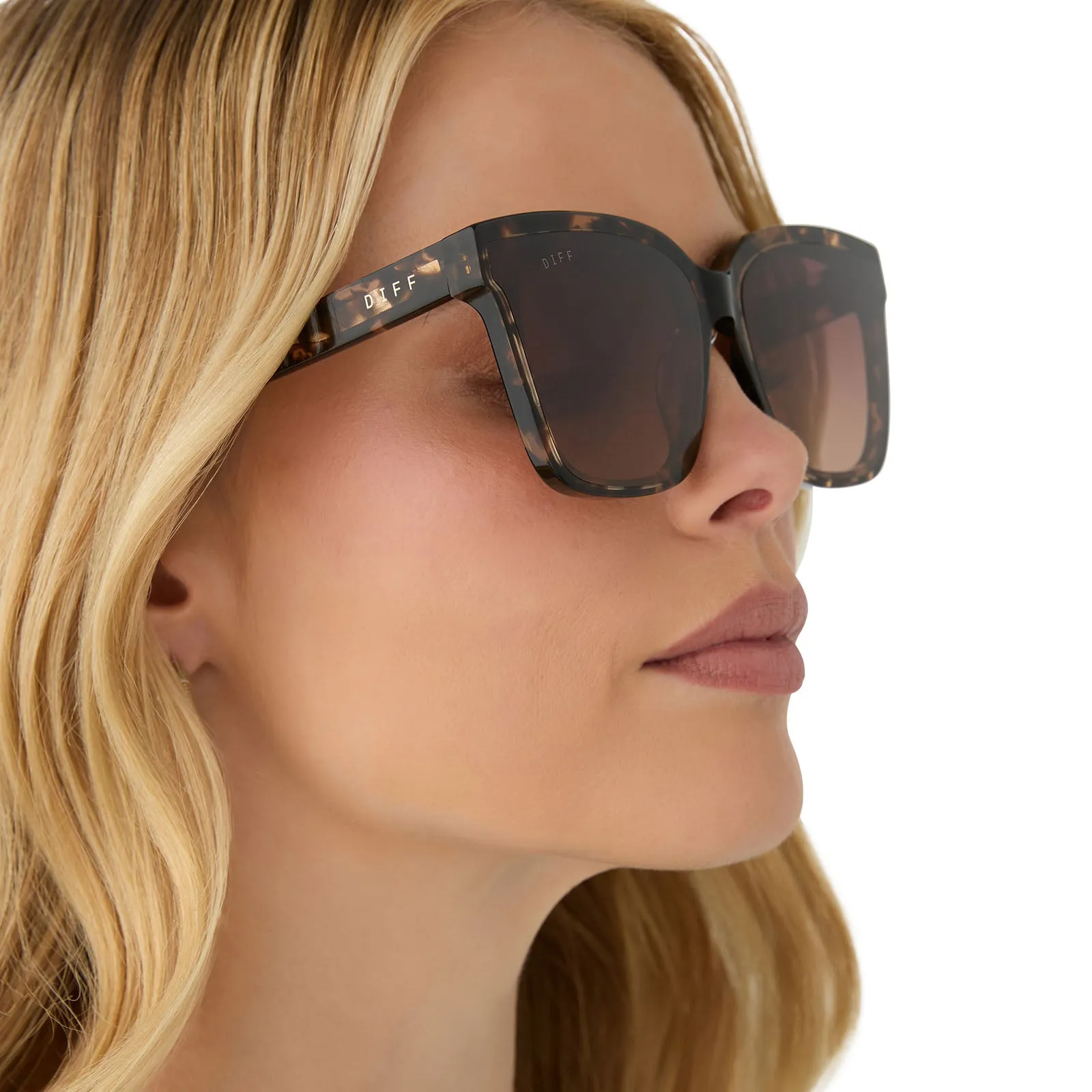 MEREDITH II - ESPRESSO TORTOISE   BROWN GRADIENT SUNGLASSES