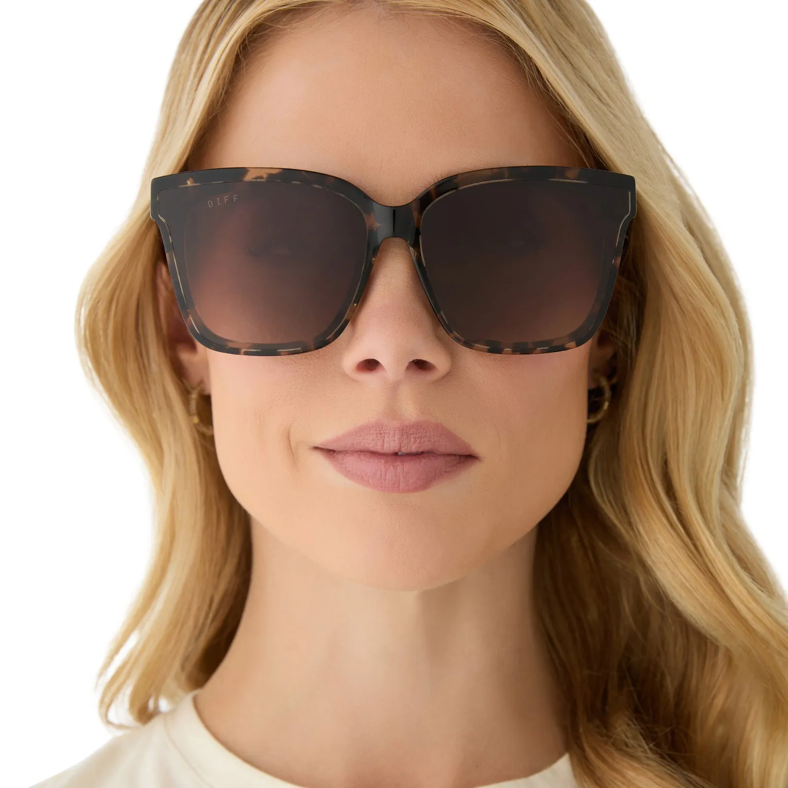 MEREDITH II - ESPRESSO TORTOISE   BROWN GRADIENT SUNGLASSES