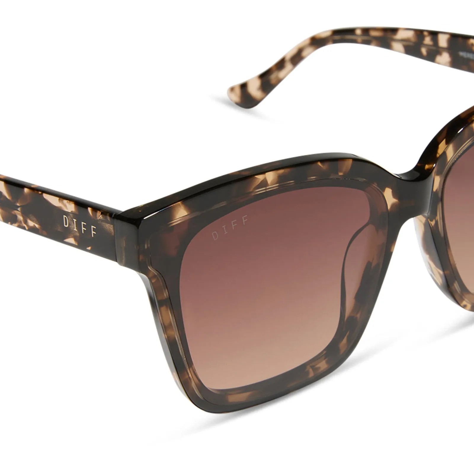 MEREDITH II - ESPRESSO TORTOISE   BROWN GRADIENT SUNGLASSES