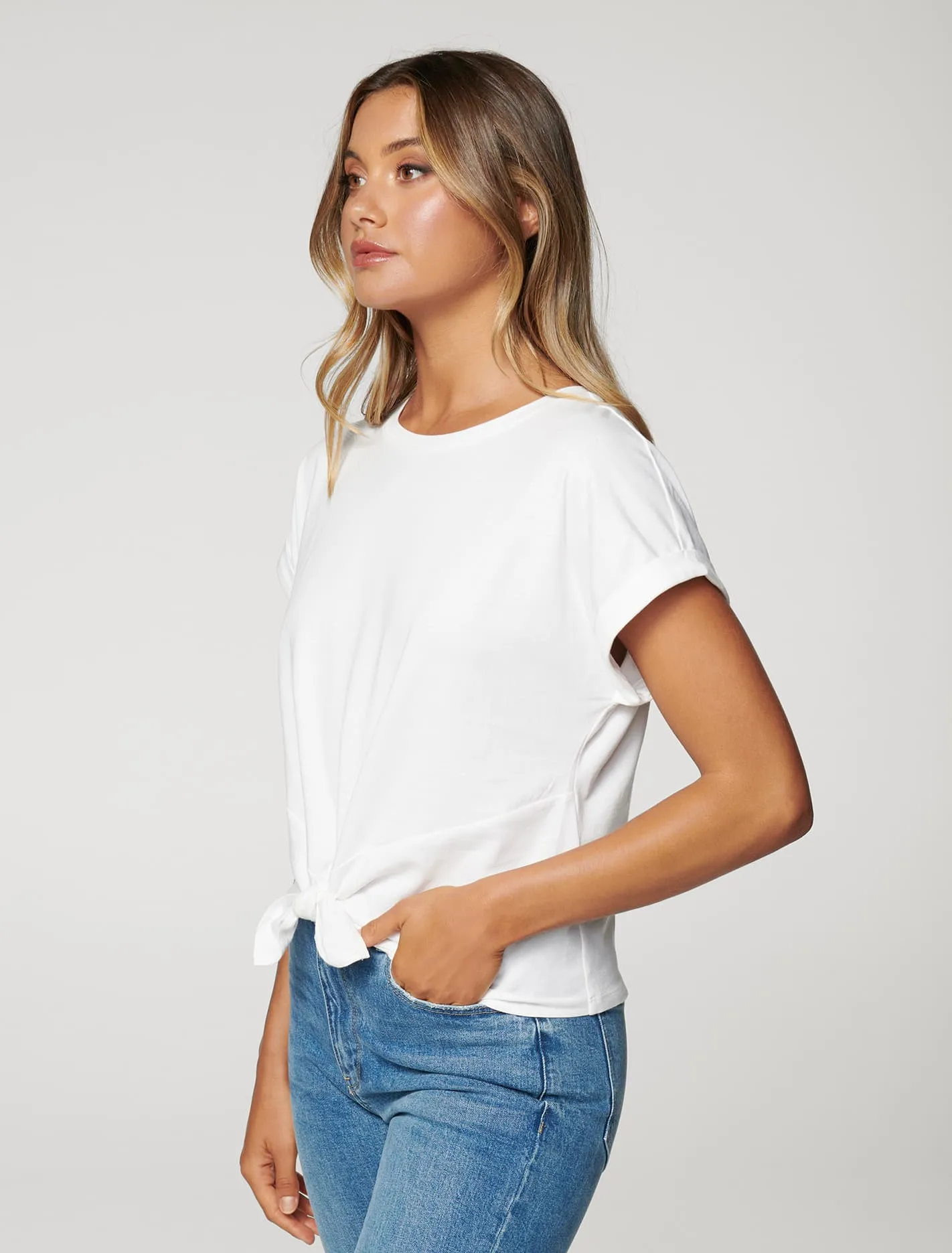 Nellie Tie Front T-Shirt