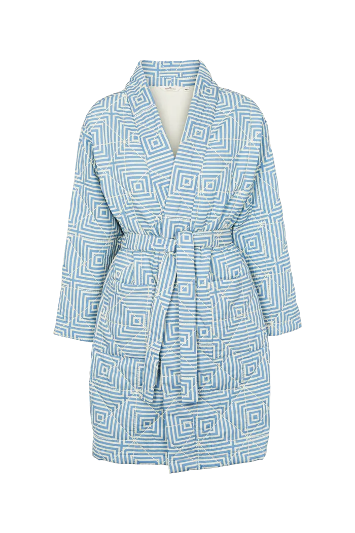 Nora Short Robe - All aboard / birch