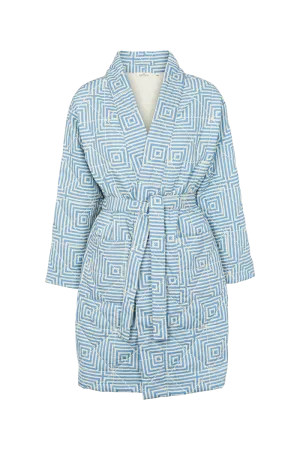 Nora Short Robe - All aboard / birch