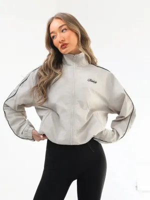 Off Duty Full Zip Jacket - Light Taupe