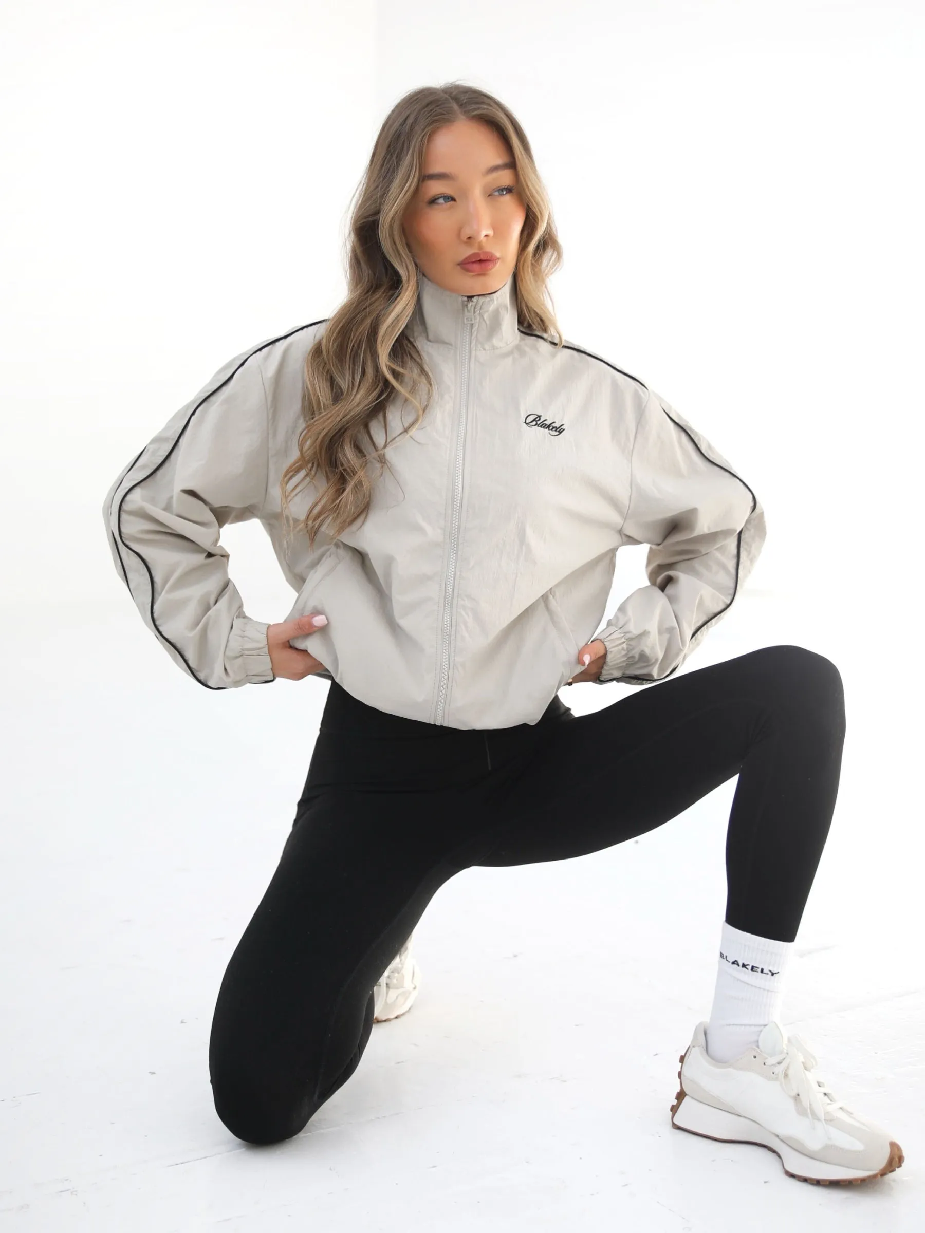 Off Duty Full Zip Jacket - Light Taupe