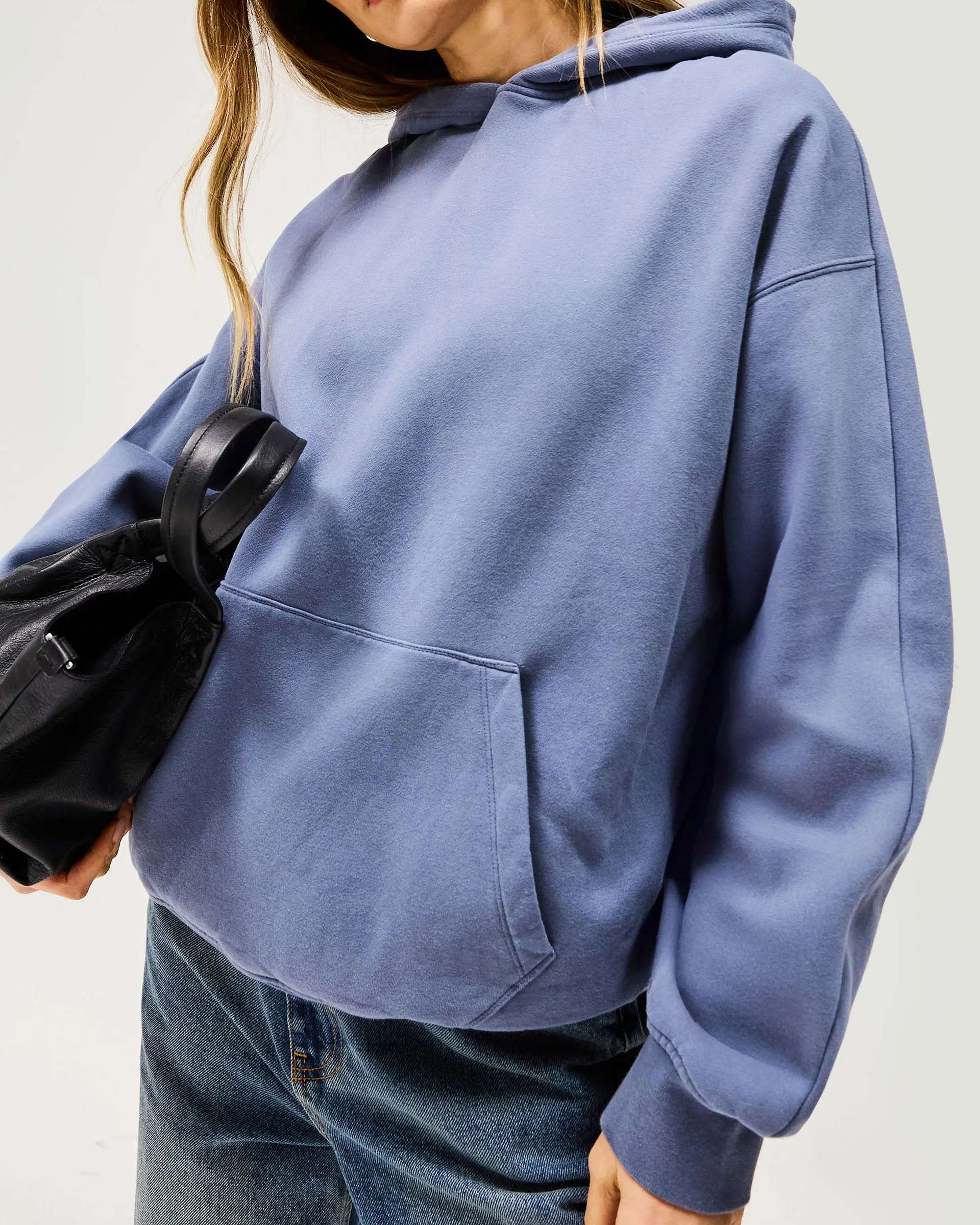 Owners Club Boyfriend Hoodie - Steel Blue