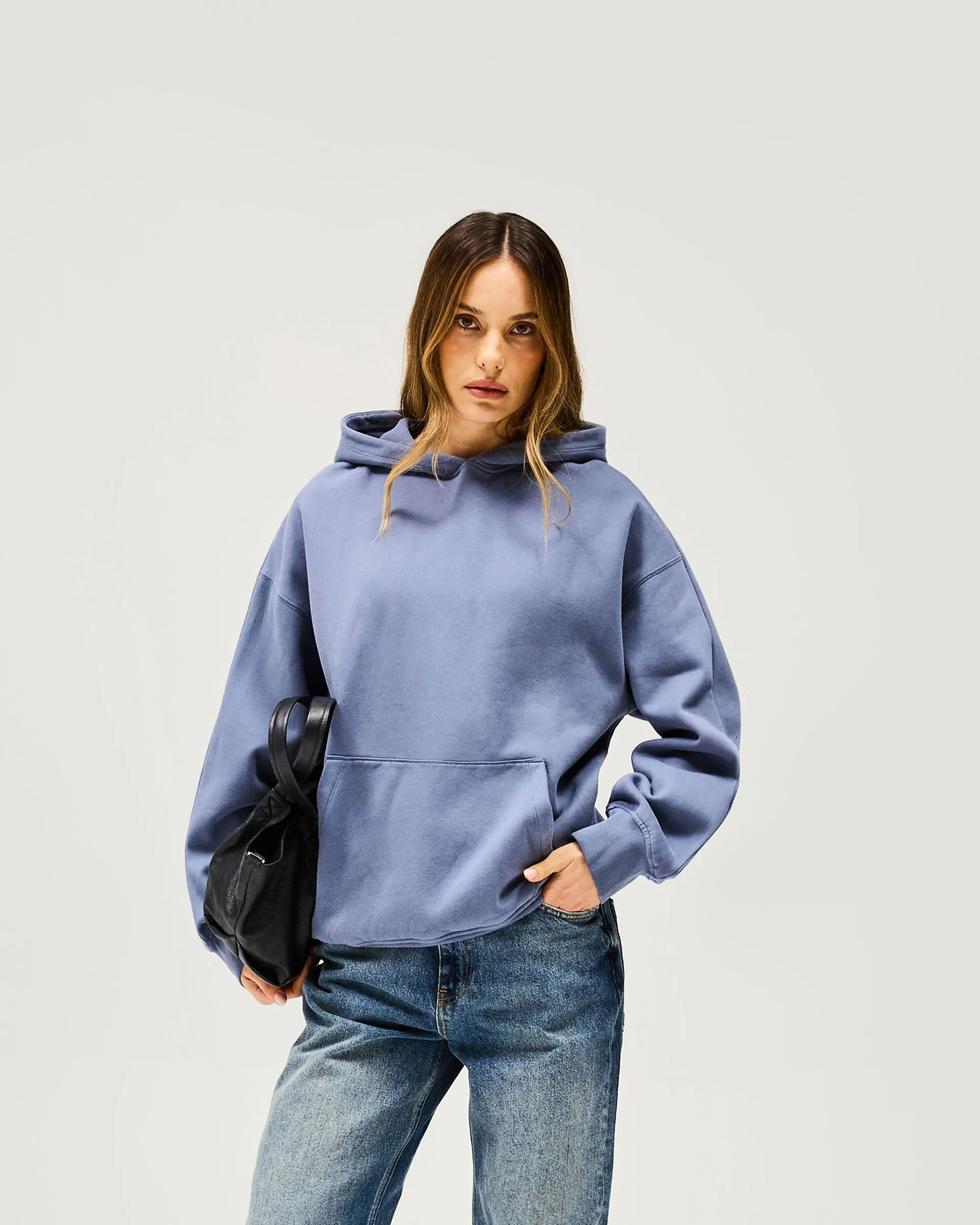 Owners Club Boyfriend Hoodie - Steel Blue