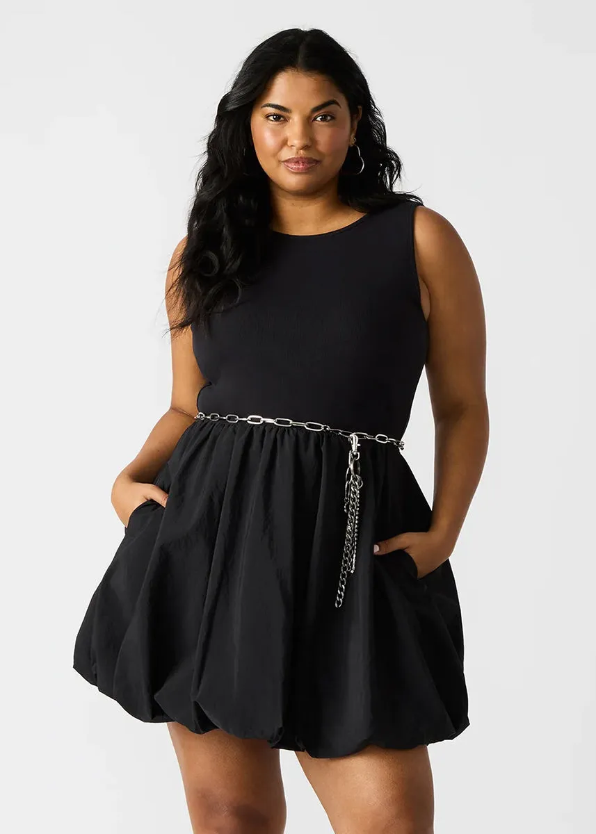 Palermo Bubble Dress - Black