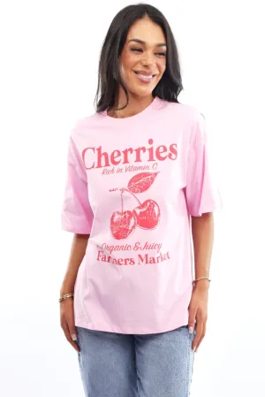 Pink Graphic Tee Short Sleeve