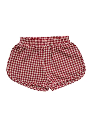 Red Gingham Shorts
