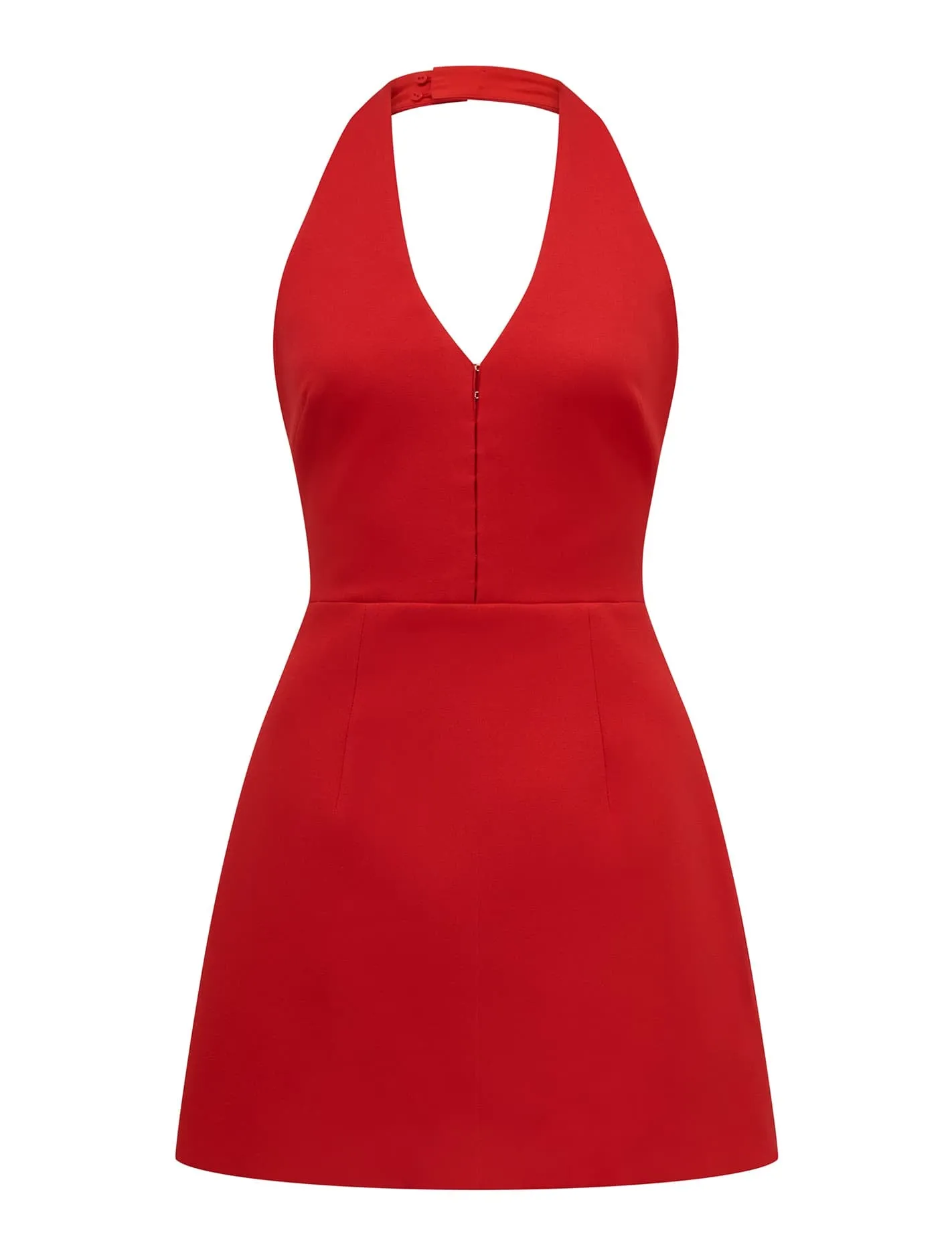 Ricki Halter Hook and Eye Mini Dress