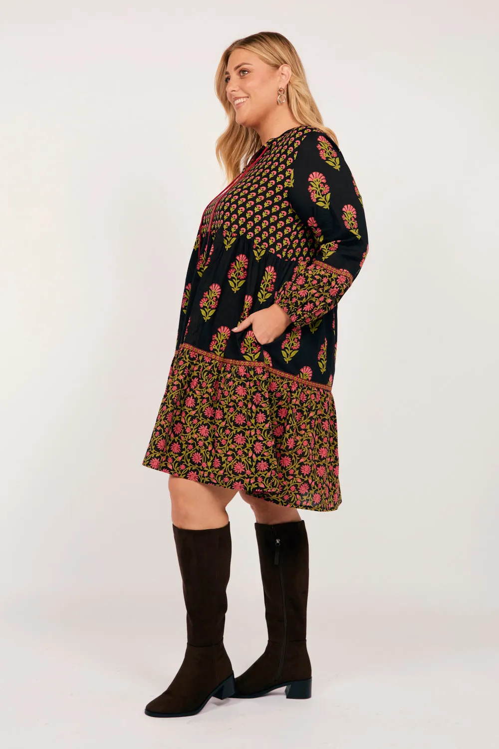 Scout Tiered Dress in Kashmir