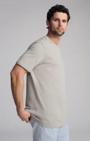 SHORT SLEEVE CREW NECK T-SHIRT IN PALOMA