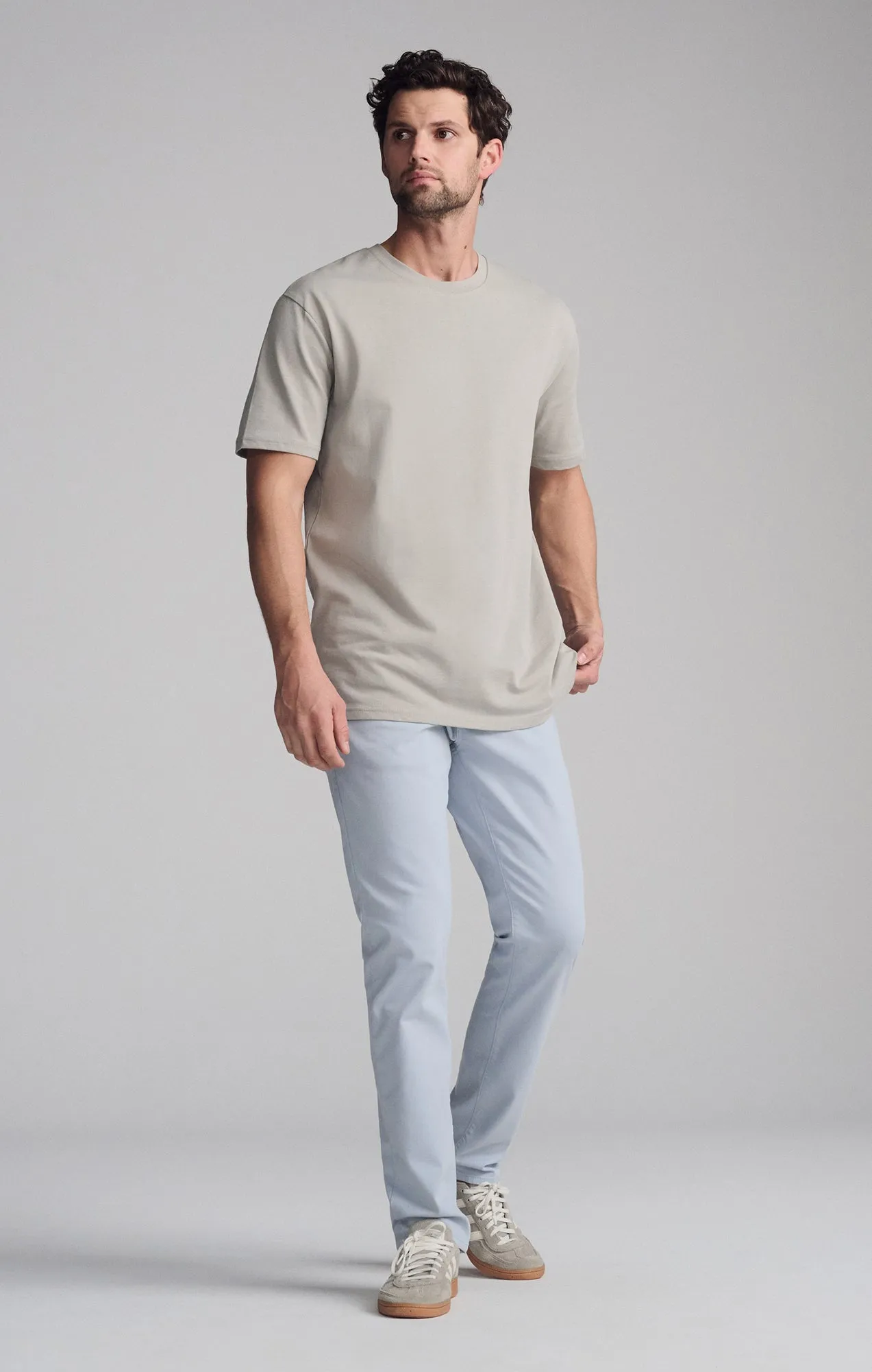 SHORT SLEEVE CREW NECK T-SHIRT IN PALOMA