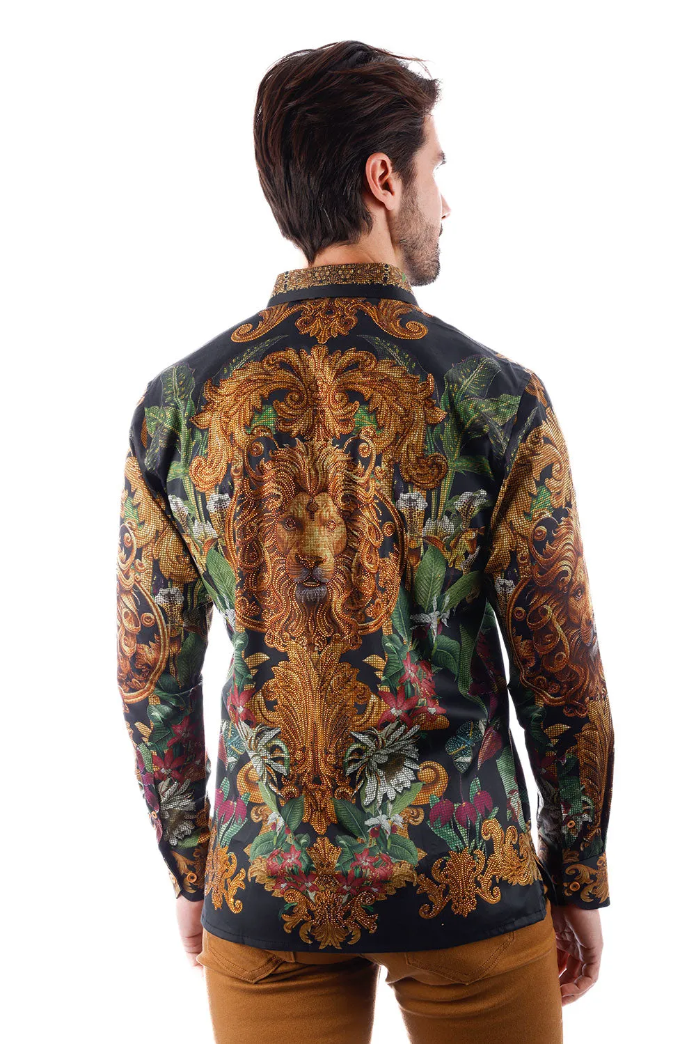 Snazzy Genre Rhinestone Long Sleeve Shirt