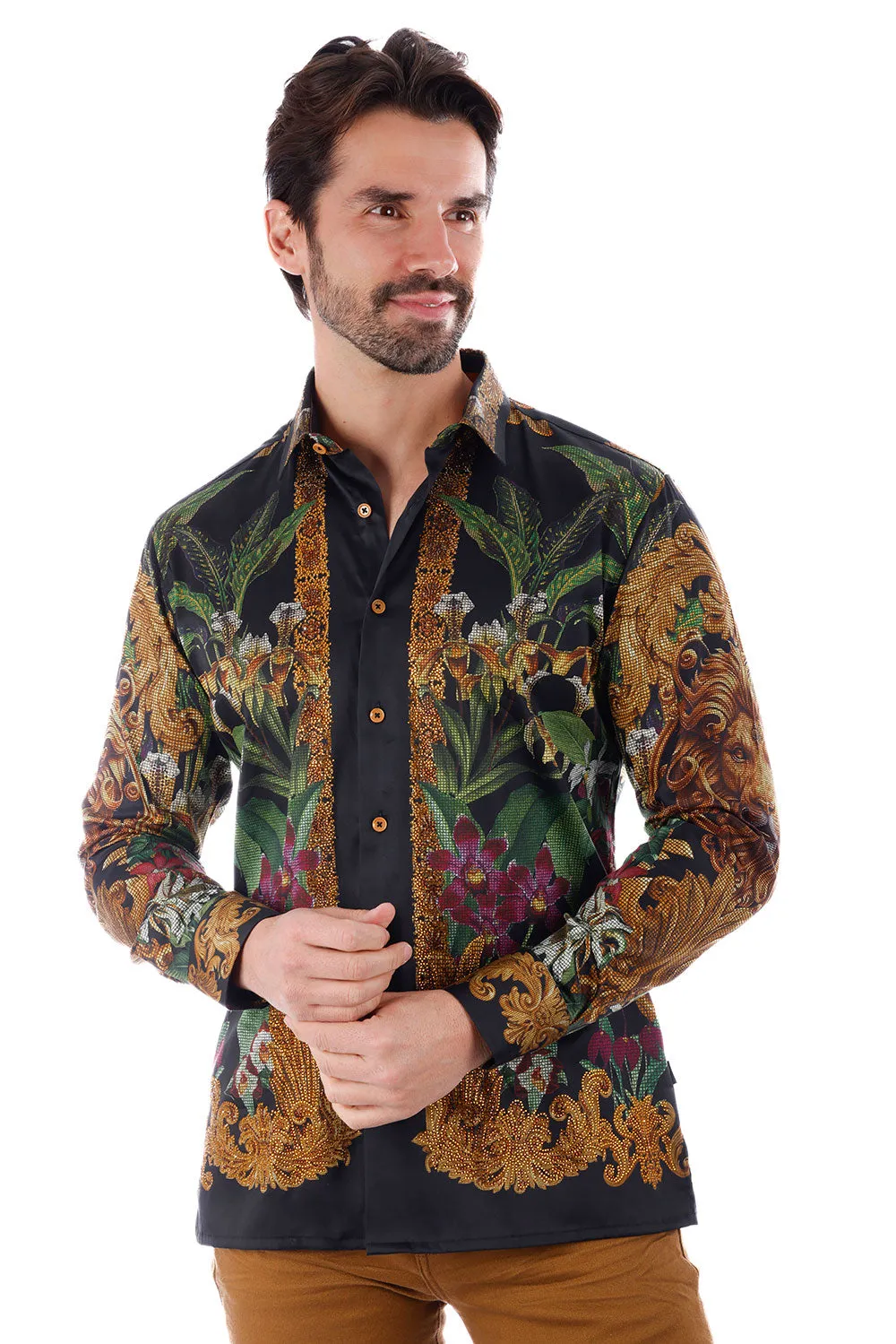 Snazzy Genre Rhinestone Long Sleeve Shirt