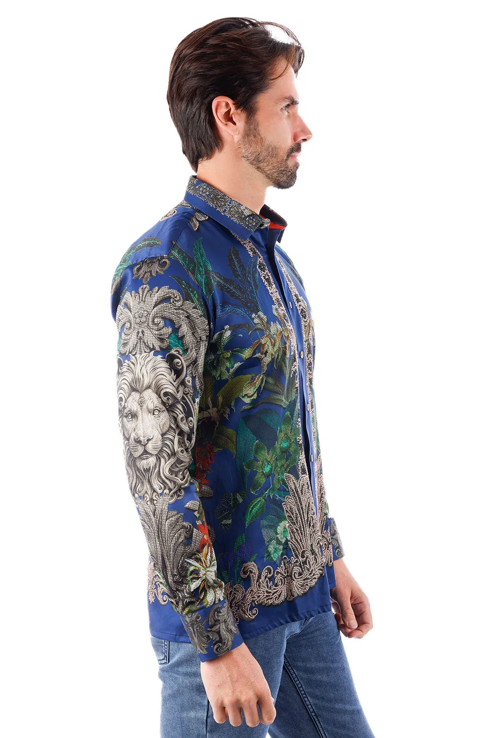 Snazzy Genre Rhinestone Long Sleeve Shirt