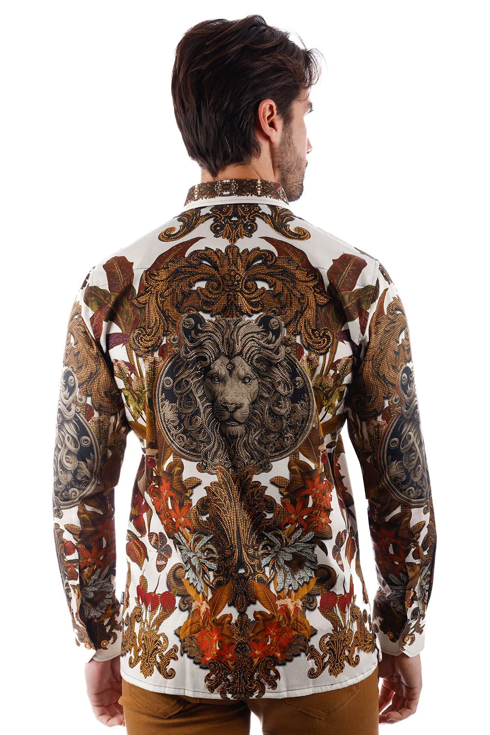Snazzy Genre Rhinestone Long Sleeve Shirt