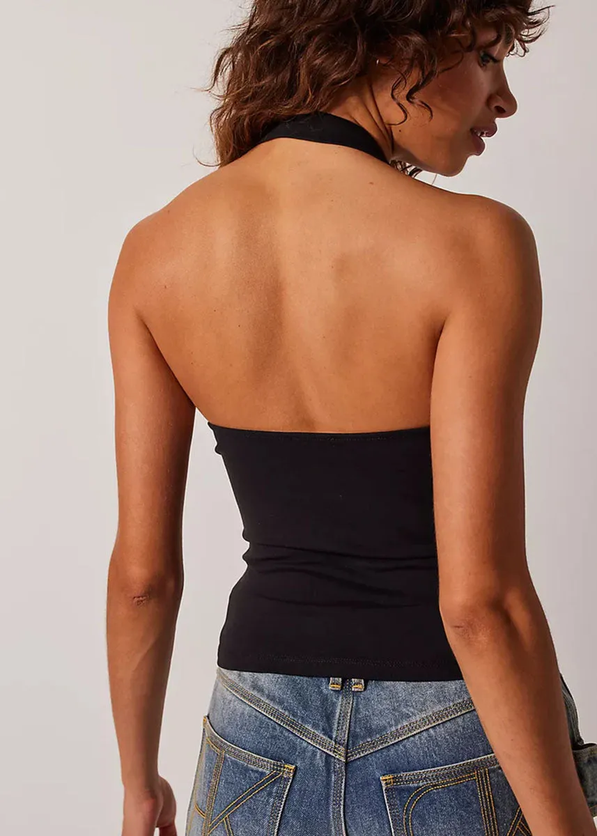 Still Here Halter - Black