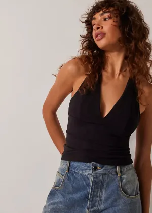 Still Here Halter - Black