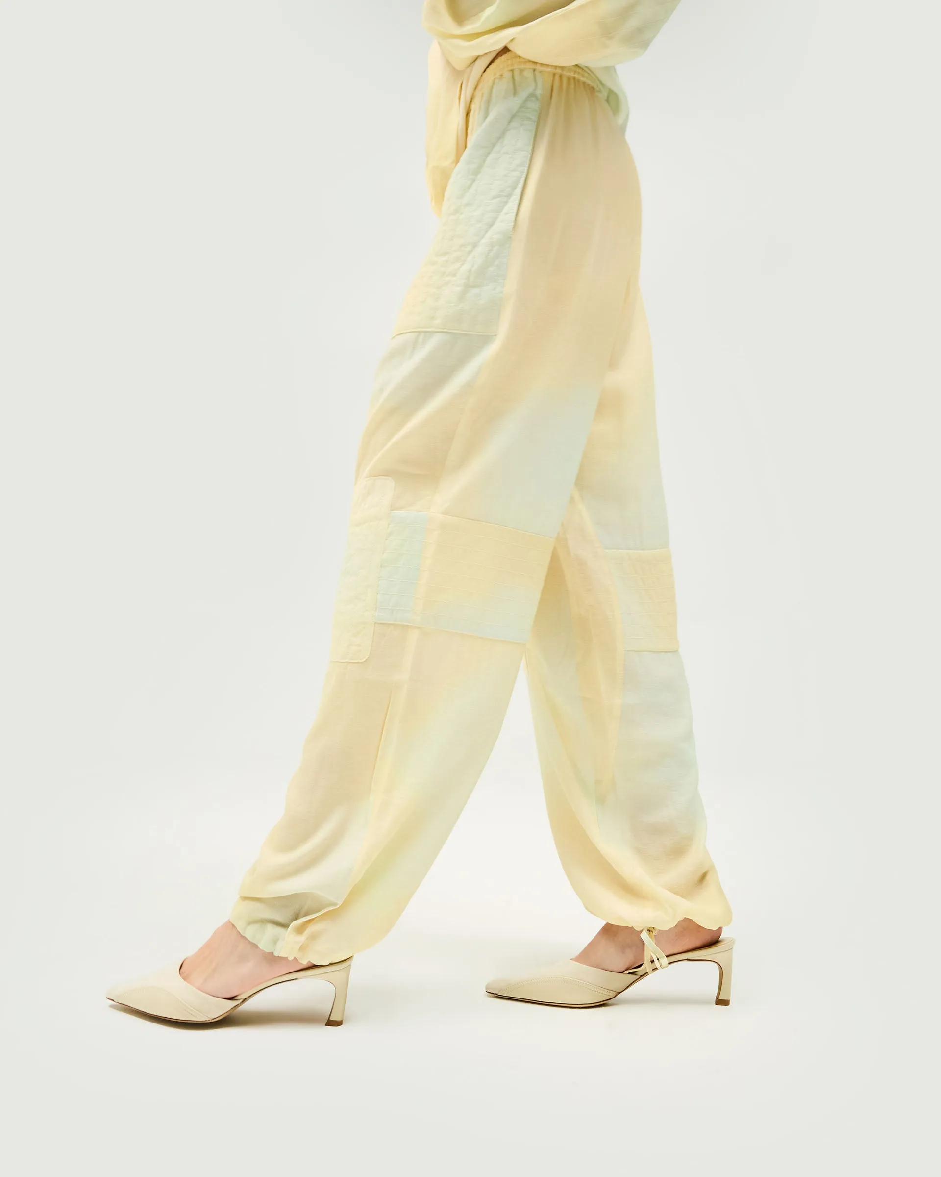 Storm Tracksuit Bottom - Storm Print Natural