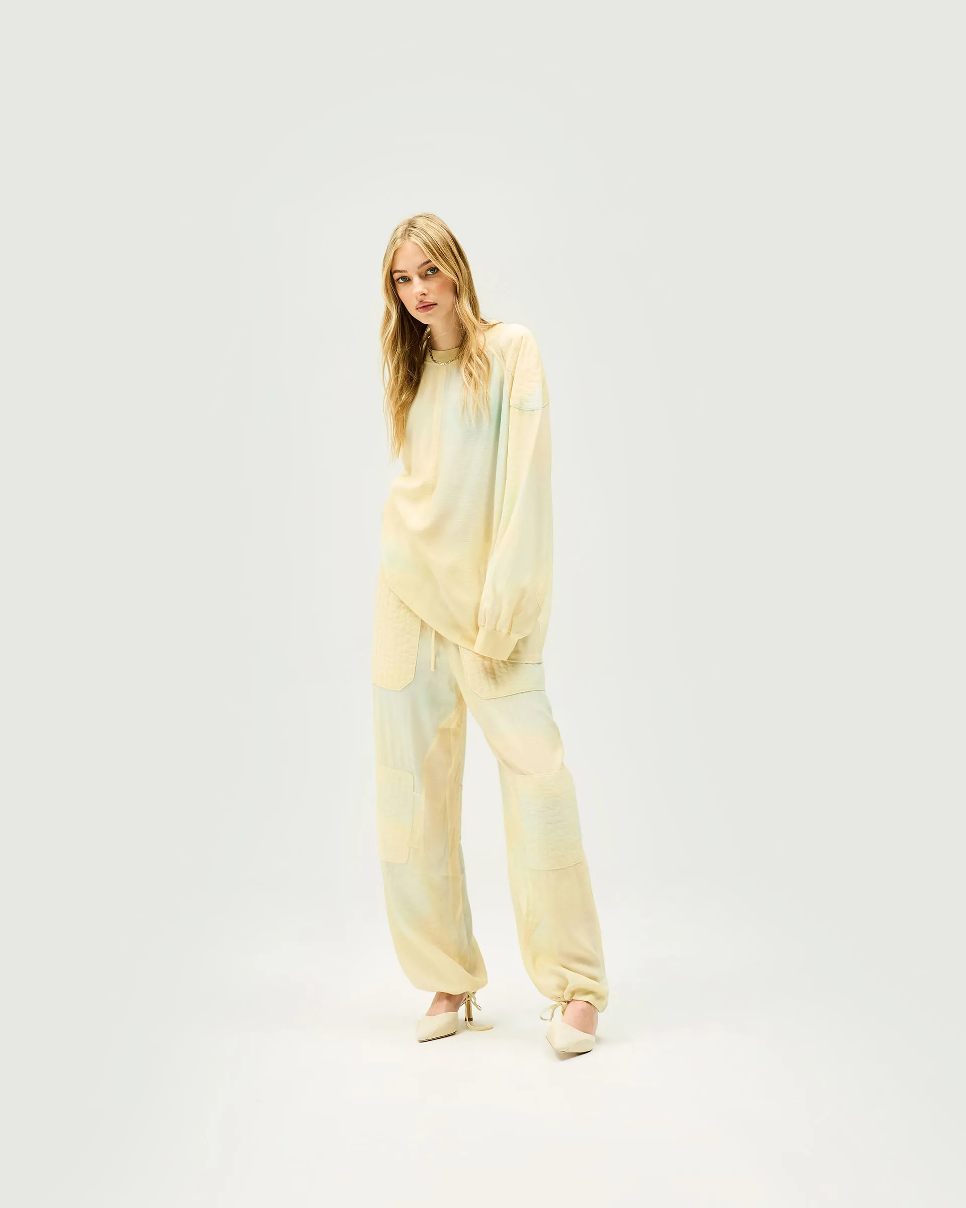 Storm Tracksuit Bottom - Storm Print Natural