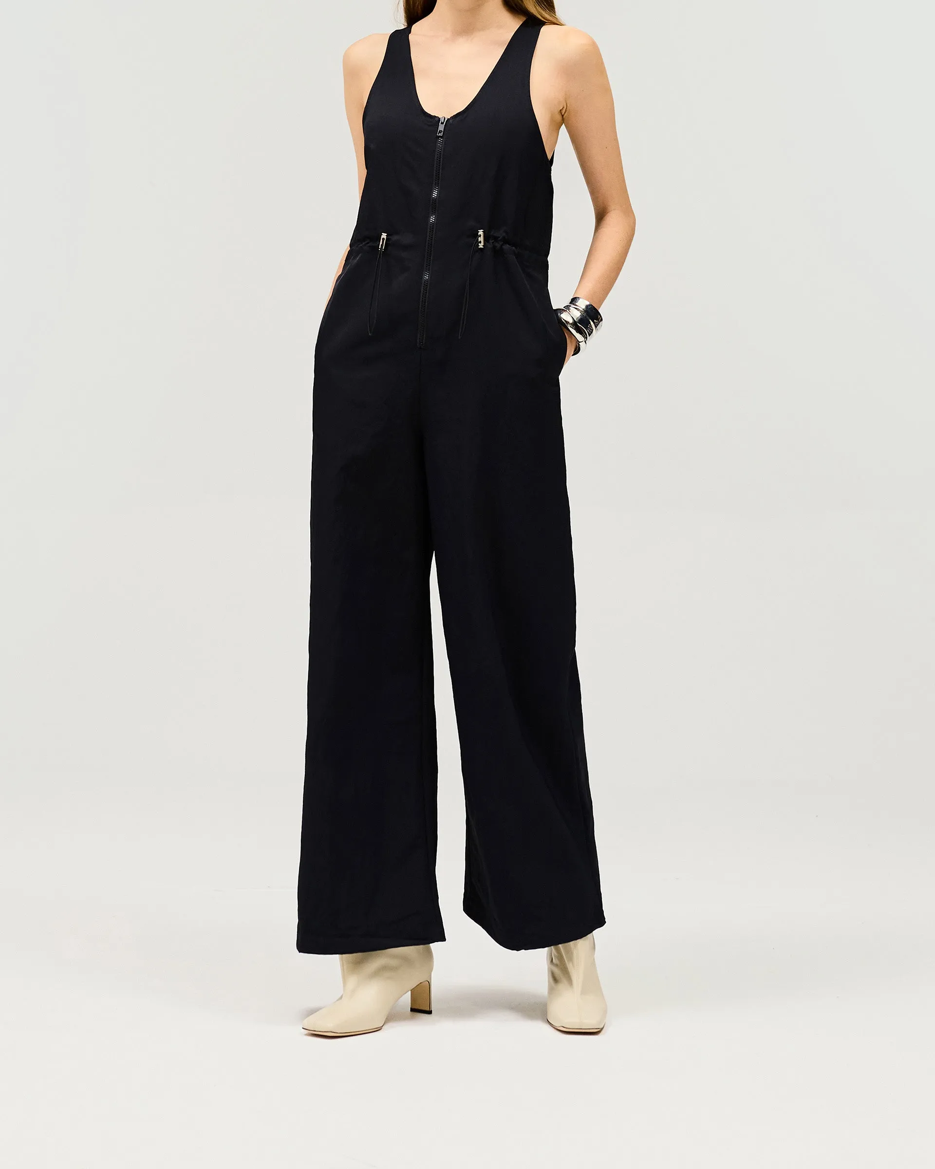 Subway Jumpsuit - Jet Black