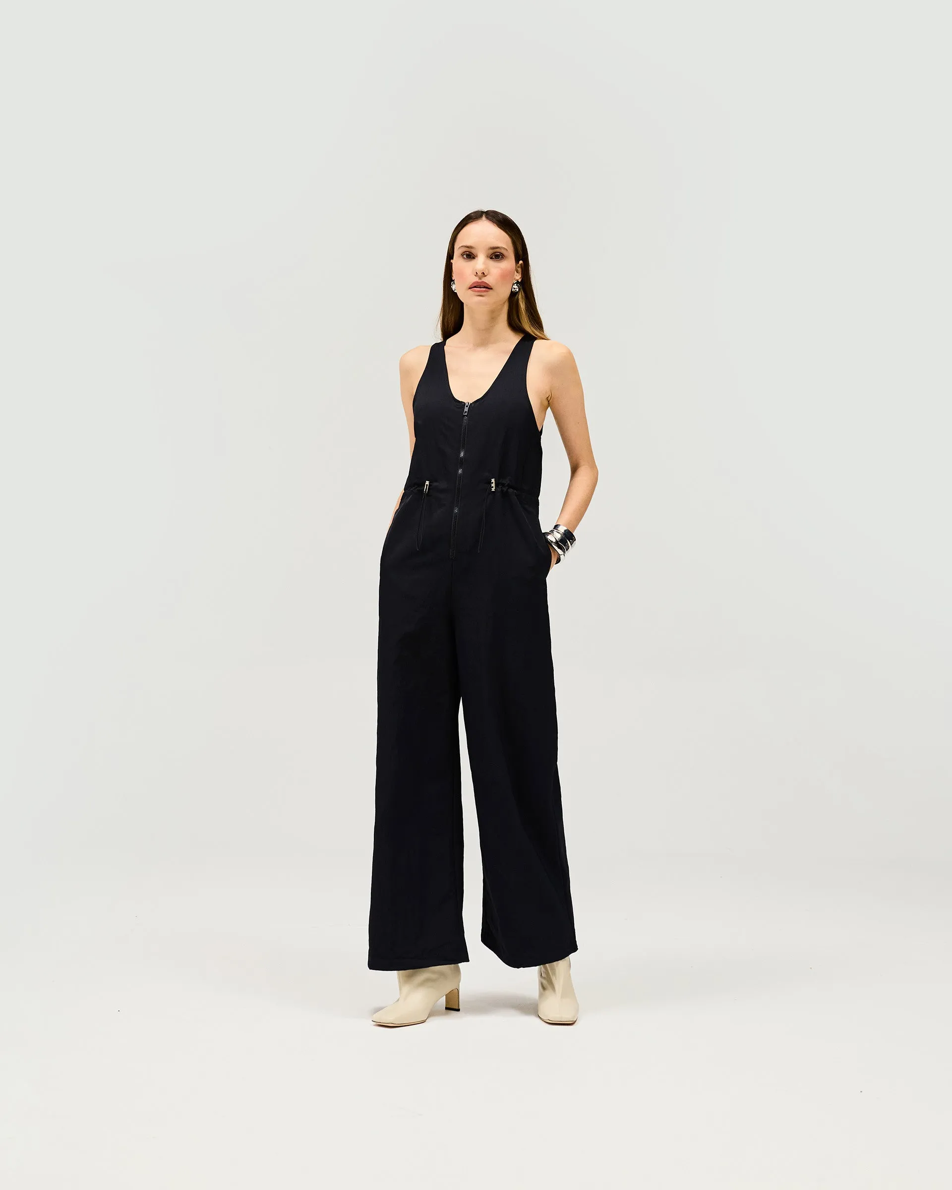 Subway Jumpsuit - Jet Black
