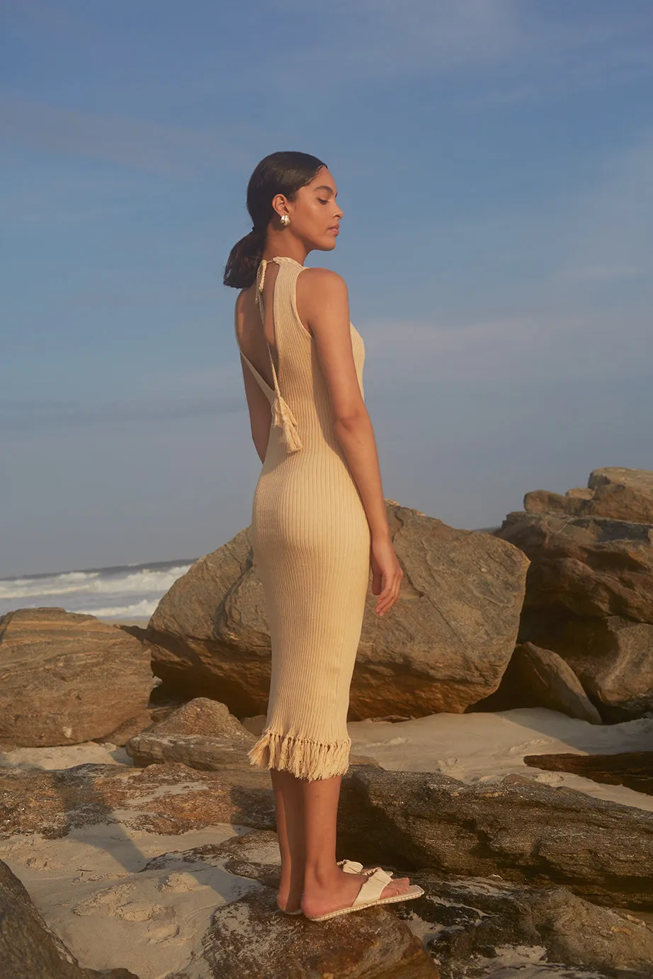 Talia Dress - Sand