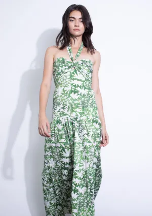 TANIA PRINT MIDI DRESS - SAVANNA
