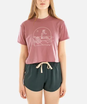 Tidal Romance Tee - Pink